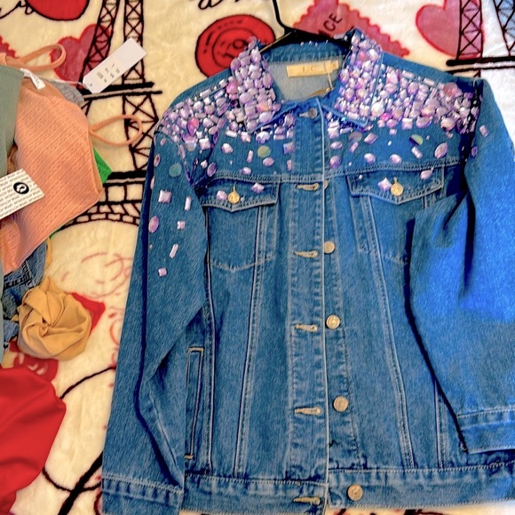 I am selling these beautiful new denim jacket - Picture 3 of 3